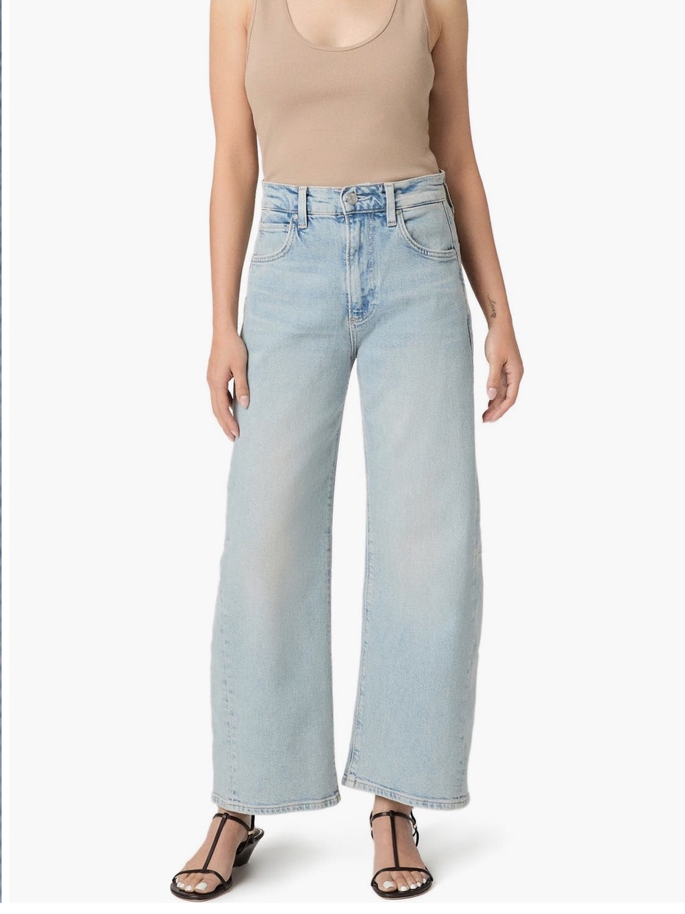 Paige Arellia high waist skimmer barrel jeans, marvista, 25P - Picture 1 of 9